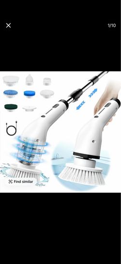 Electric spin scrubber