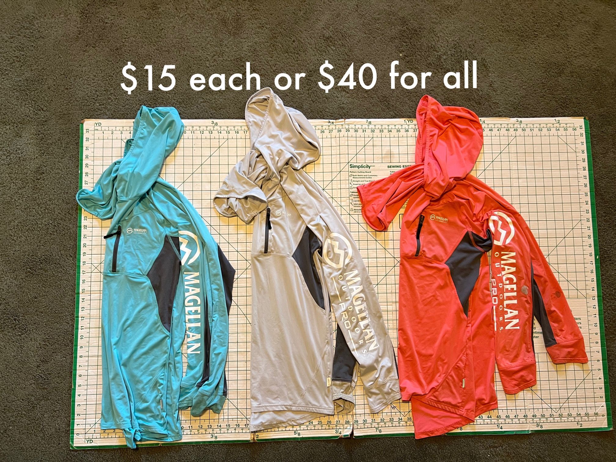 Magellan Outdoors Men's Fish Gear Angler Long Sleeve Hoodie