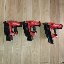 Milwaukee Fuel M18 21 Degree Framing Nailers