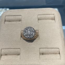 Men’s Diamond Ring 14K 15.4gr