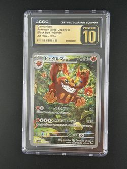 Pokemon Darmanitan Black Bolt CGC Pristine 10