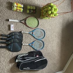  Assortment Of Tennis And Pickleball Rackets 
