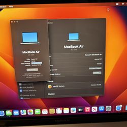 MacBook Air M1 16GB RAM, 256 GB SSD