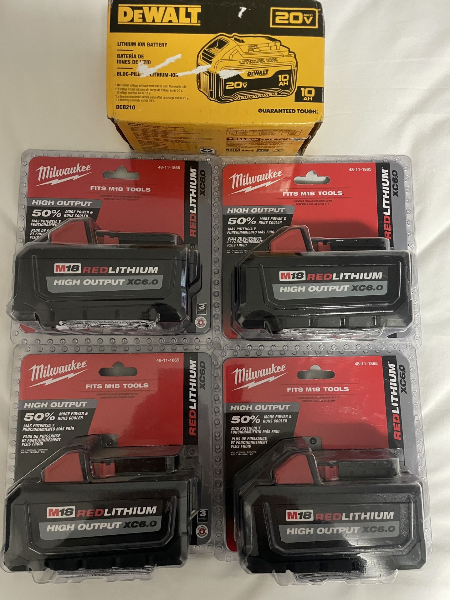 $450-4-ALL/$350-4-just-MILWAUKEE$90-a-piece/$100-4-DEWALT