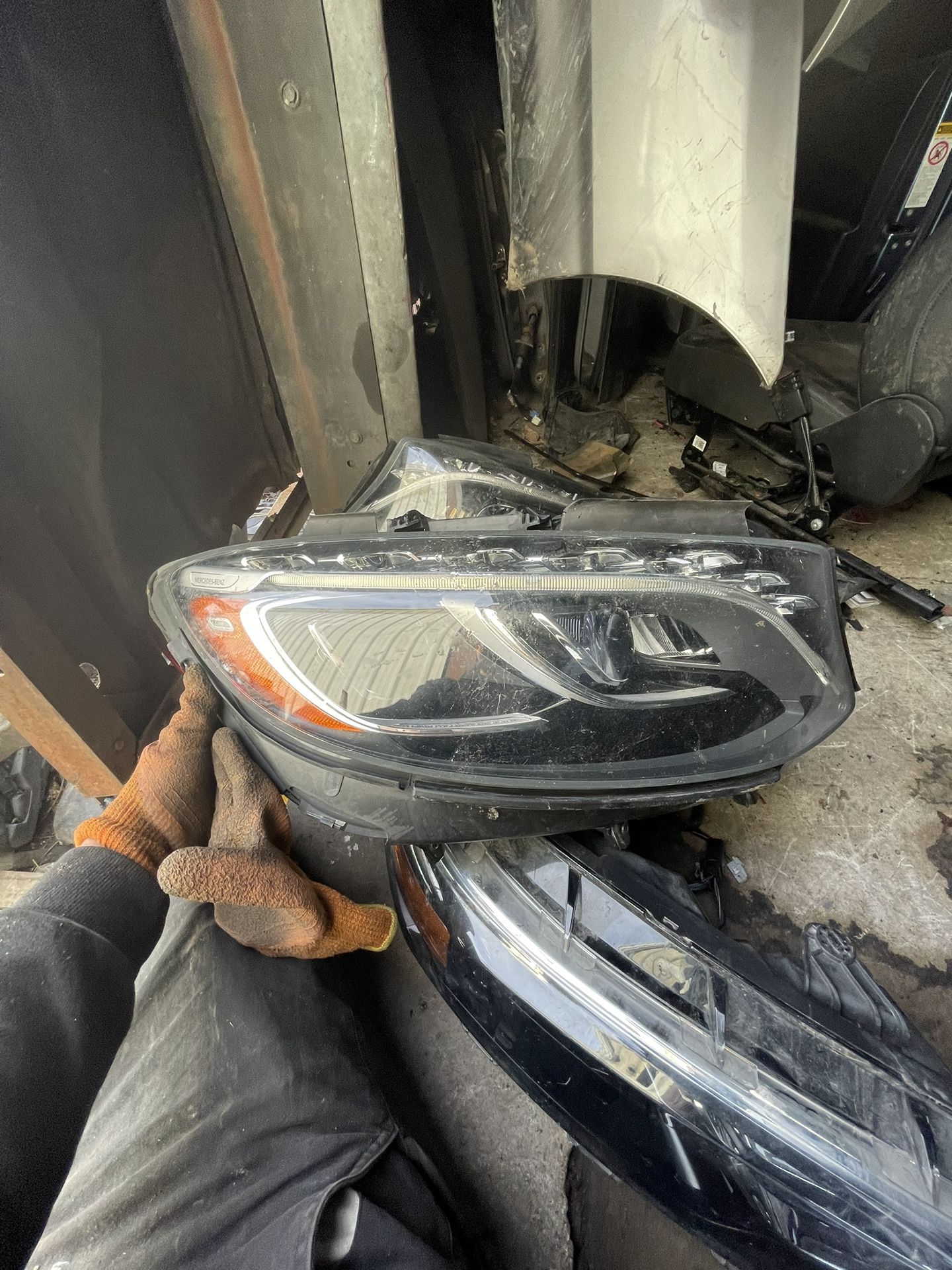 mercedes s550 front lights