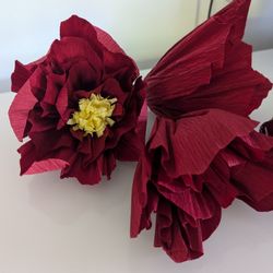Red Paper Flowers