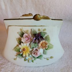 Vintage Porcelain Purse 