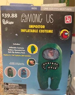Among us costume green