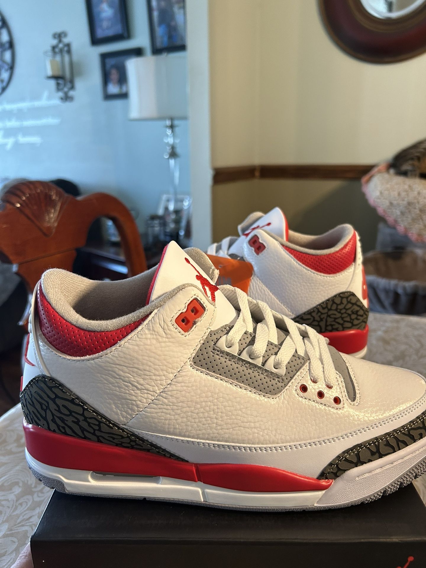 Jordan 3 Red Cement Size 10