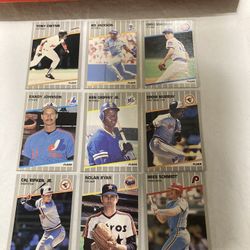 1989 Fleer Baseball card complete 660 card set