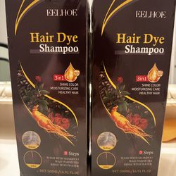 Brown shampoo dye hair