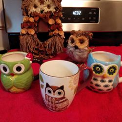 Owl Mugs $12 Each 