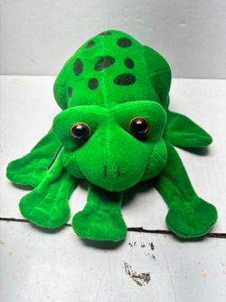 Green Spotted Frog Stuffed Plush Toy