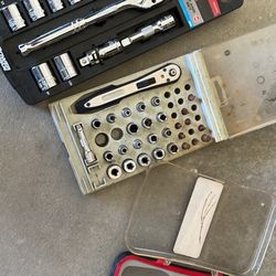 3 Different Ratchet Sets 