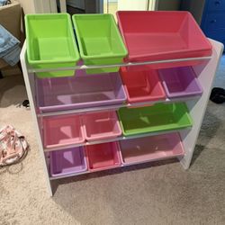Kids Toy Storage Organizer Shelf