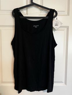 BNWT Ava & Viv Black Tank Top  & Shorts Size 3X