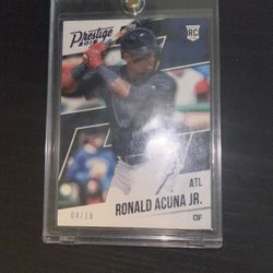 Rookie Prestige Ronald Acuna Jr. 4/10