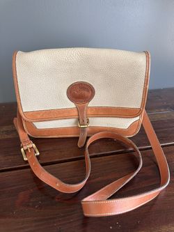 Vintage Dooney And Bourke Cross Body Bag With Front Flap