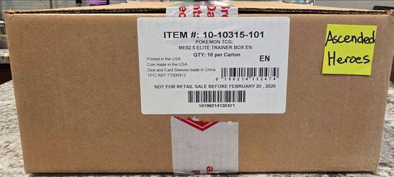 Ascended Heroes ETB Case ME02.5