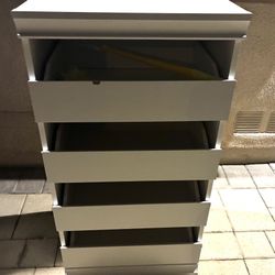 Drawers Dresser With Large Storage White