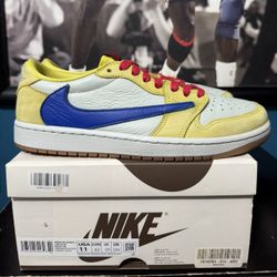 Travis Scott x Wmns Air Jordan 1 Retro Low OG SP Canary 