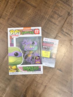FUNKO POP ! DONATELLO 17 7 BAP SIGNATURE SERIES COREY FELDMAN LE 120 PCS JSA