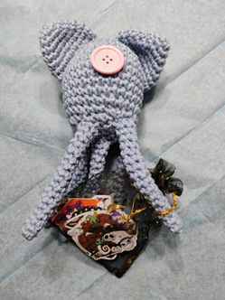 Crochet Coraline Squid Plush