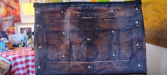 Two treasure chest bags