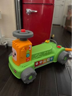 Fisher-Price Laugh & Learn 4-In-1 Farm To Market Tractor Ride-On