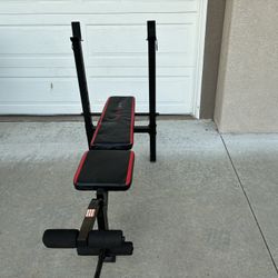 Lifting Bench With Built In Leg Extension