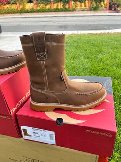 WOLVERINE SOFT TOE WATERPROOF BOOTS SIZES FROM 7 to 11