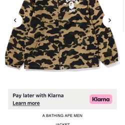 A Bathing Ape Camouflage Windbreaker jacket 