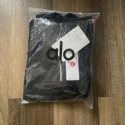 Alo Yoga Black Quarter Zip