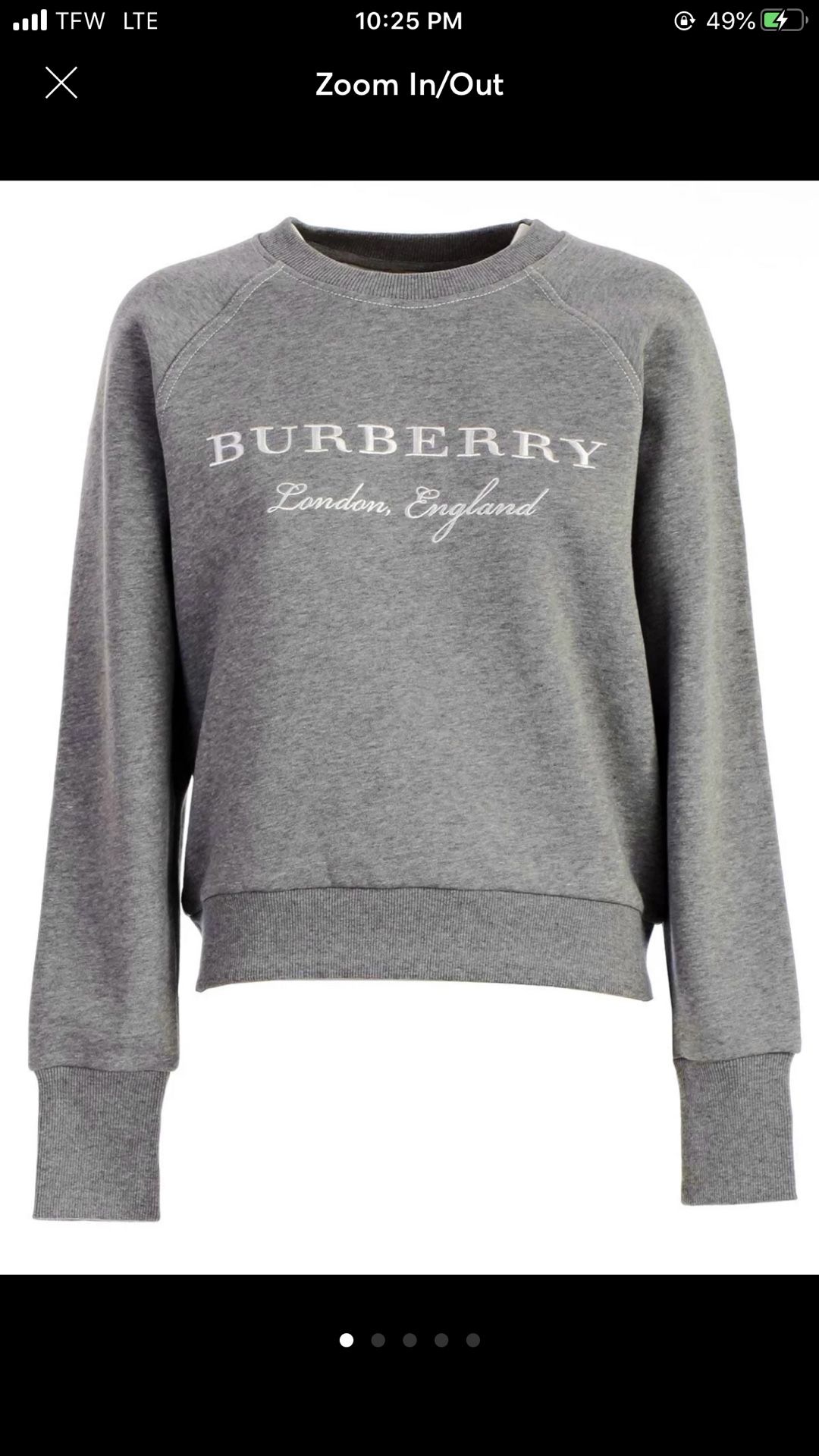 Burberry crew neck women’s sweatshirt