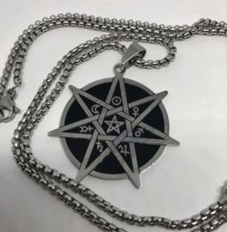 Faery Star pendant and necklace stainless steel