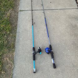 Two fishing poles
