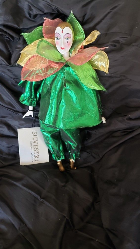 Silvestri Porcelain Doll 17". Excellent condition!