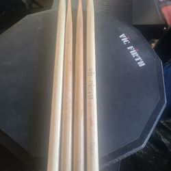 Vic Firth  drum pad&drum sticks