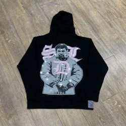 SKY DA LIMIT DIAMOND PINK/BLACK CHAPO HOODIE 