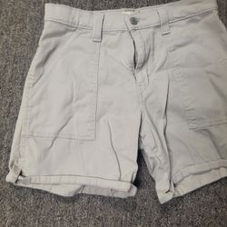 Womens size 8 Levis Jeans khaki shorts Lot 11