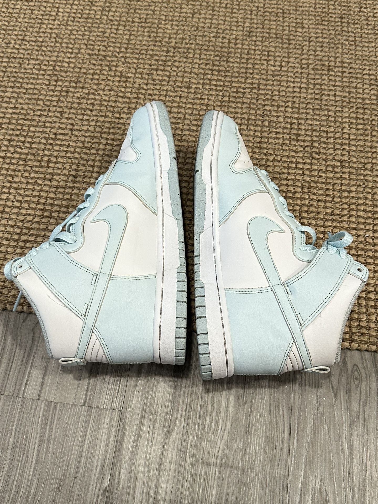 Nike Dunk Sky High Wedge Sneakers โ Pale Blue / White โ Size 7W