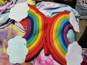 Rainbow Dog Costume