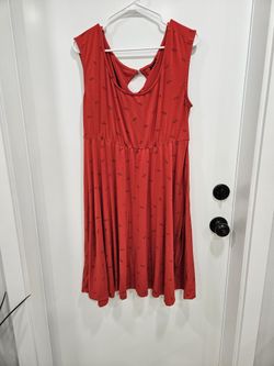 Red Skater Dress From Torrid