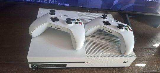 Xbox One S Console with Two Controllers