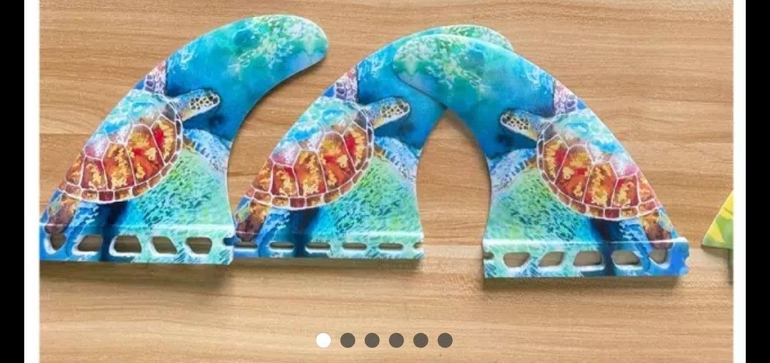 3D G5 Thrusters 100% Fiberglass & Carbon Futures Surfboard Fins