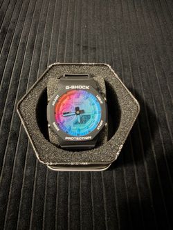 Casio G-Shock Watch Rainbow Dial