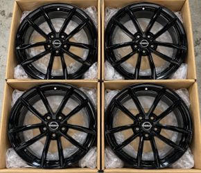 19” Nissan 400 Z 19 JDM RZ34 Fairlady RAYS Black wheels