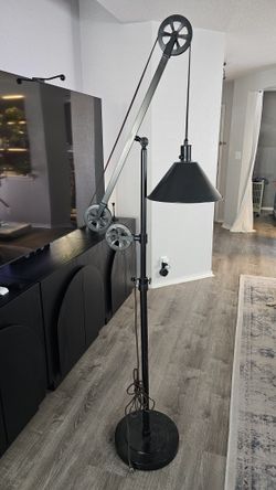 70-in Blackened bronze
Standard Floor Lamp with Metal Shade