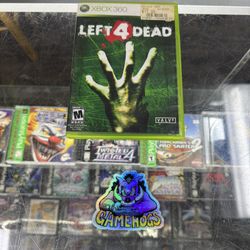 Left 4 Dead Xbox 360 $40 Gamehogs 11am-7pm