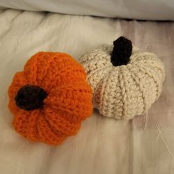Handmade Crochet Pumpkins